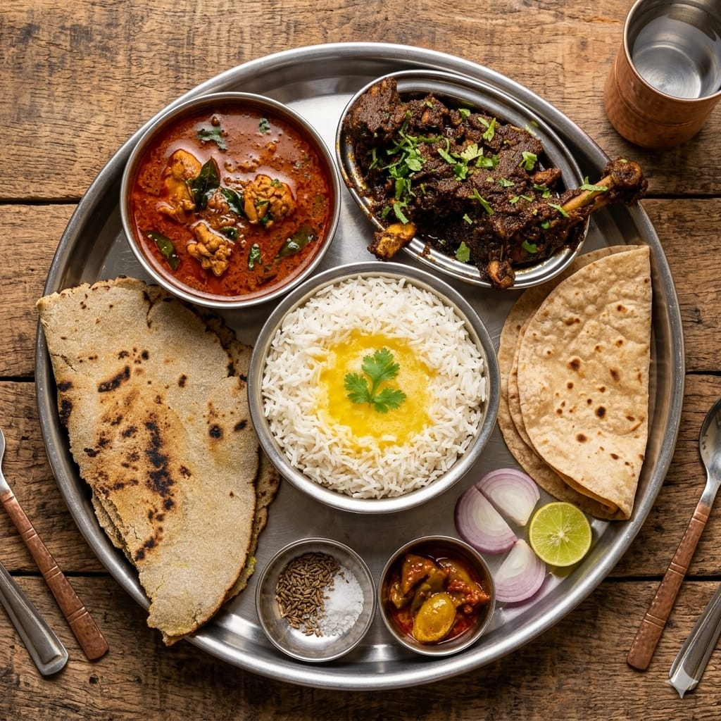 Special Chicken Thali