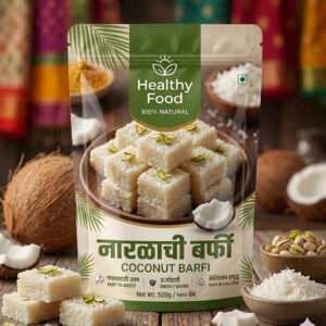 Naralachi Barfi (Coconut Fudge)